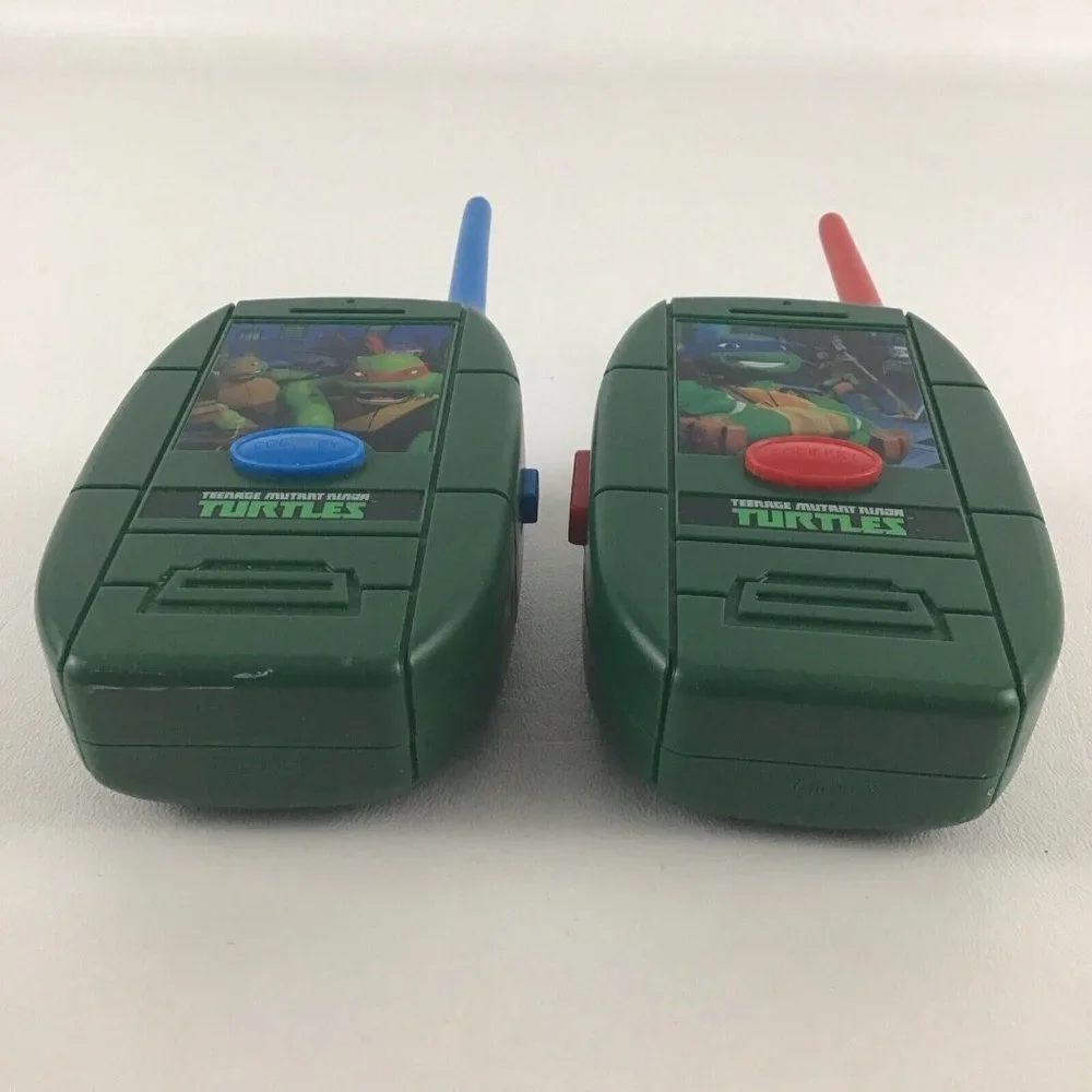 Teenage Mutant Ninja Turtles Walkie Talkies Leo Mikey Donny Playmates Toys TMNT